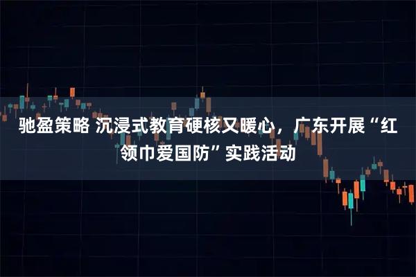 驰盈策略 沉浸式教育硬核又暖心,广东开展“红领巾爱国防”实践活动